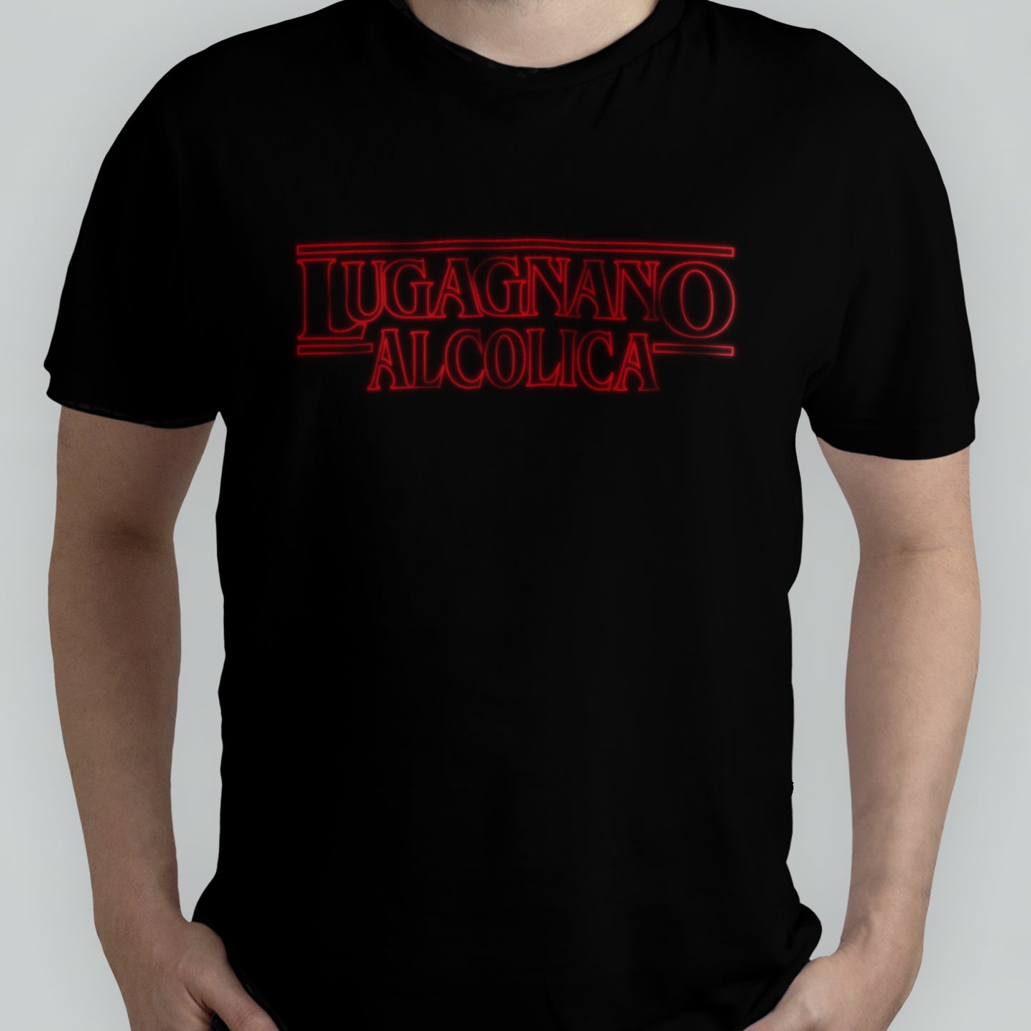 T-Shirt Lugagnano Alcolica - Stranger Things