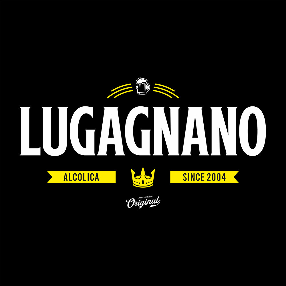 T-Shirt Lugagnano Alcolica 03 - Minimal-Retrò