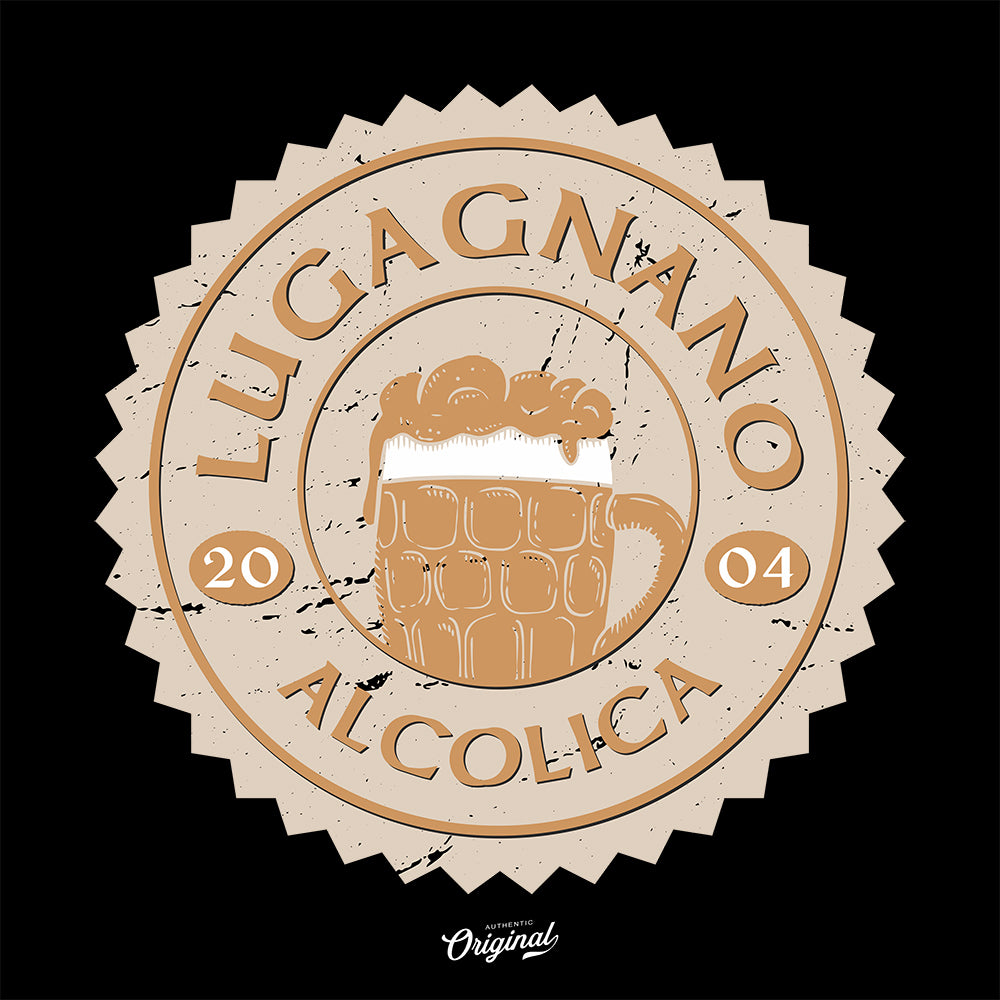 T-Shirt Lugagnano Alcolica 04 - Retrò