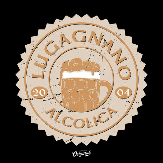 T-Shirt Lugagnano Alcolica 04 - Retrò